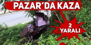 Pazar'da kaza: 2 yaralı