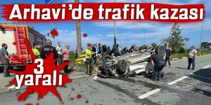 Arhavi’de trafik kazası: 3 yaralı