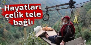 Hayatları çelik tele bağlı