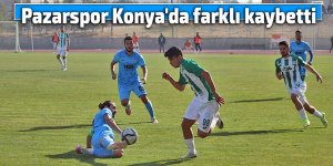 Pazarspor Konya'da farklı kaybetti