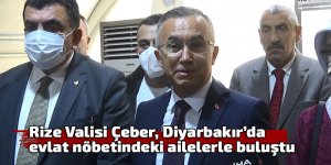 Rize Valisi Çeber, evlat nöbetindeki ailelerle buluştu