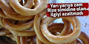 Yarı yarıya zam, Rize simidine olan ilgiyi azaltmadı