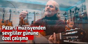 Pazarlı müzisyenden sevgililer gününe özel çalışma