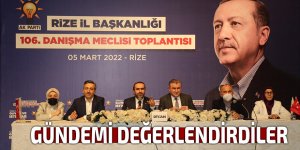 AK Parti Rize'de danışma toplantısı