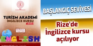 Rize'de İngilizce kursu açılıyor