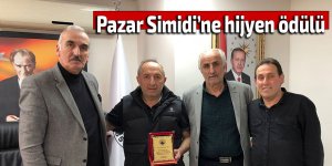 Pazar Simidi'ne hijyen ödülü