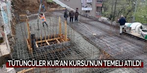 Tütüncüler Kur'an Kursu'nun temeli atıldı