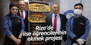 Rize’de lise öğrencilerinin ekmek projesi