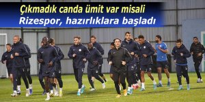 Rizespor, Y. Malatya maçı hazırlıklarına başladı