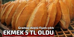 EKMEK 5 LİRA OLDU