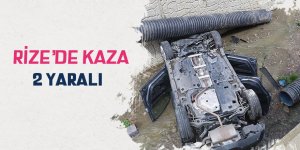 Rize'de kaza: 2 yaralı