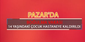 Pazar'da boğulma vakası