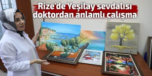 Rize'de Yeşilay sevdalısı doktordan anlamlı çalışma