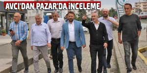 Avcı'dan Pazar'da inceleme