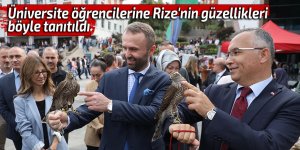 Üniversite öğrencilerine Rize'nin güzellikleri tanıtıldı