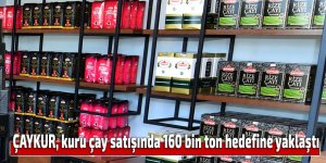 ÇAYKUR, kuru çay satışında 160 bin ton hedefine yaklaştı