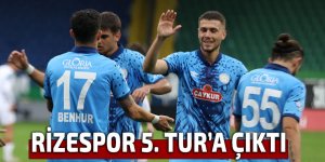 Rizespor 5. tura yükseldi