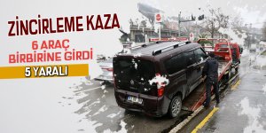 Zincirleme kaza: 5 yaralı