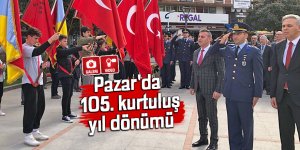 Pazar'da 105. kurtuluş yıl dönümü