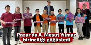 Pazar'da A. Mesut Yılmaz birinciliği göğüsledi