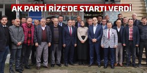 AK PARTİ RİZE'DE STARTI VERDİ