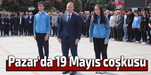 Pazar'da 19 Mayıs coşkusu