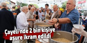 Çayeli’nde 2 bin kişiye aşure ikram edildi