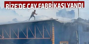 ÇAY FABRİKASI YANDI