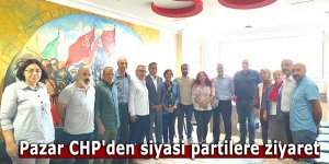 Pazar CHP'den siyasi partilere ziyaret