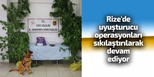 Rize'de uyuşturucu operasyonu