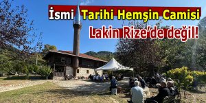 Rize'de olmayan Hemşin Camisi!