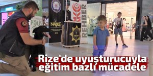 Rize'de uyuşturucuya karşı eğitim atağı