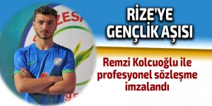 Rizespor, Remzi Kolcuoğlu ile profesyonel sözleşme imzaladı