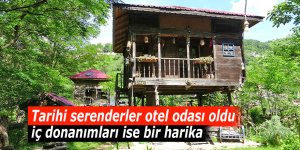 Tarihi serenderler otel odası oldu