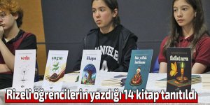 Rizeli öğrencilerin yazdığı 14 kitap tanıtıldı