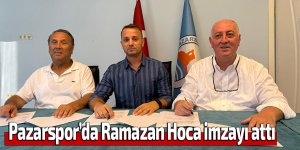 Pazarspor'da Ramazan Hoca imzayı attı