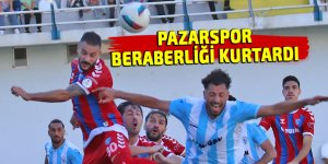 Pazarspor beraberliği kurtardı!