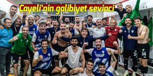 Çayelispor'da galibiyet sevinci