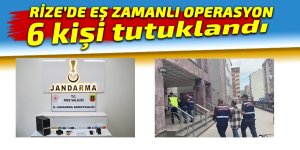 Rize'de telefonla dolandırıcılığa 6 tutuklama