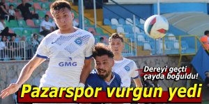 Pazarspor ilk mağlubiyeti Alanya'dan aldı