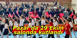 Pazar'da 29 Ekim salonda kutlandı