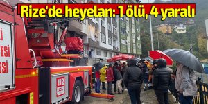 Rize'de heyelan: 1 ölü, 4 yaralı