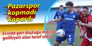 Pazarspor evinde kazanmayı bildi