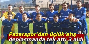 Pazarspor deplasmanda kazandı