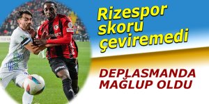 Rizespor skoru çeviremedi