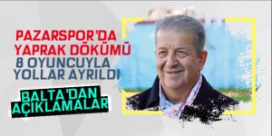 Pazarspor'da yaprak dökümü: 8 oyuncu ile yollar ayrıldı