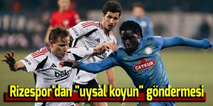 Rizespor'dan "uysal koyun" göndermesi