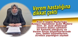 Verem hastalığına dikkat çekildi