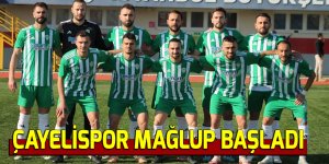 Çayelispor Silivri'de mağlup