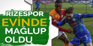 Rizespor Galatasaray'a mağlup